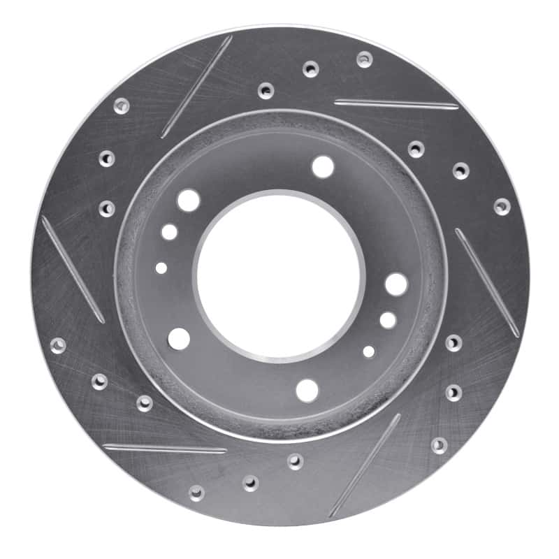 R1 Concepts — R1 2006-2015 Jaguar XJR Rear Right Drilled & Slotted Silver Brake Rotor
R1 Brake Rotor Drill - view 5