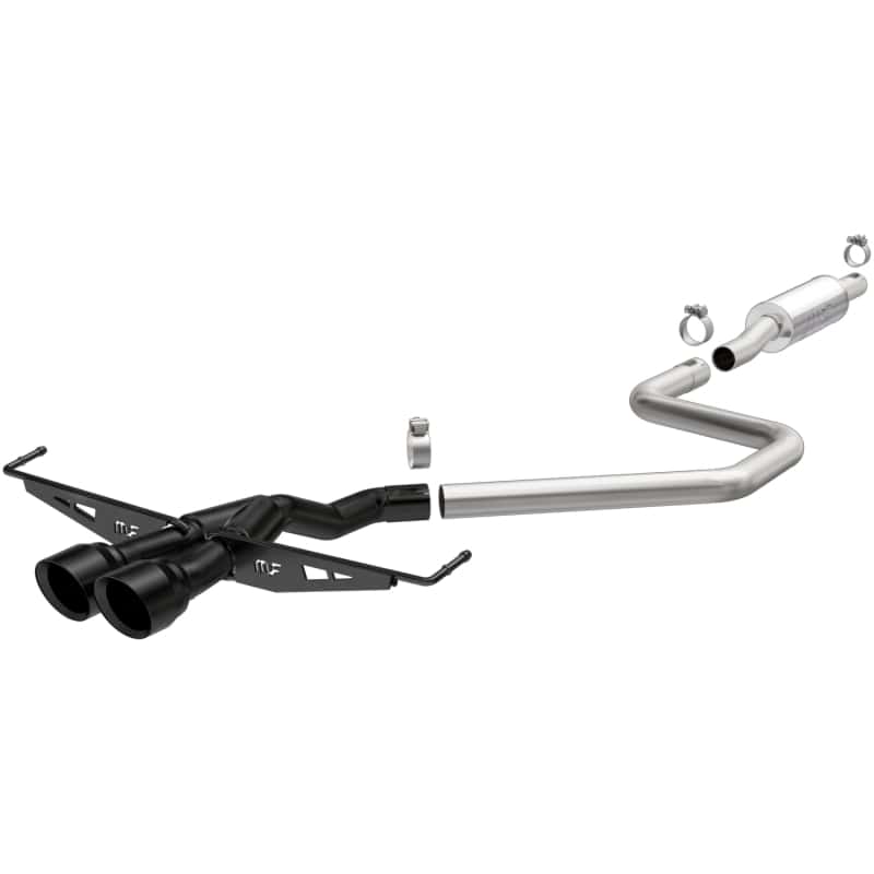 Magnaflow — MagnaFlow 2019 Hyundai Veloster 1.6L 2.5in Center Exit Stainless Steel Cat-Back Exhaust w/Blk Tips
Cat-Back - view 1