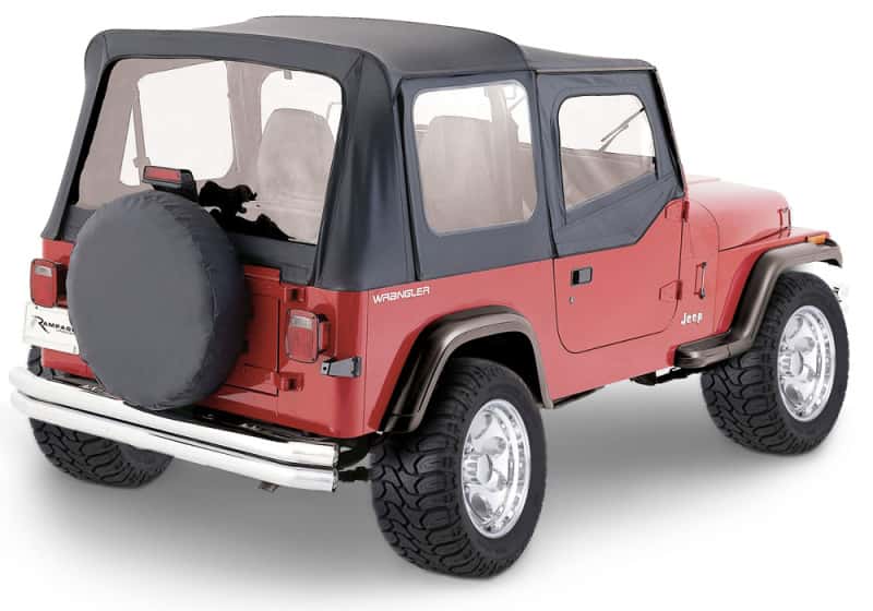 Rampage — Rampage 1976-1983 Jeep CJ5 Complete Top - Black Denim
Complete Soft Top Kt
Top-Soft - view 1