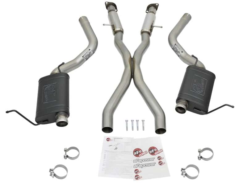 aFe — aFe MACHForce XP 12-17 Jeep Grand Cherokee WK2 SRT8 V8-6.4L 304SS Cat-Back Exhaust System
Cat-Back Exhaust - view 7