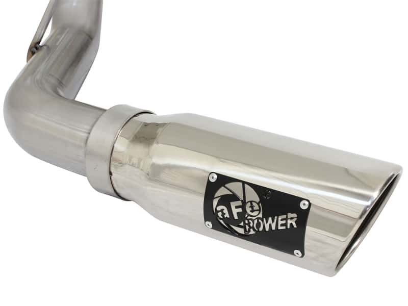aFe — aFe Mach Force-XP Exhaust 3in Cat-Back SS 14-15 GM 1500 Trucks 4.3L/5.3L Dual Split w/ Polished Tip
Cat-Back Exhaust - view 5