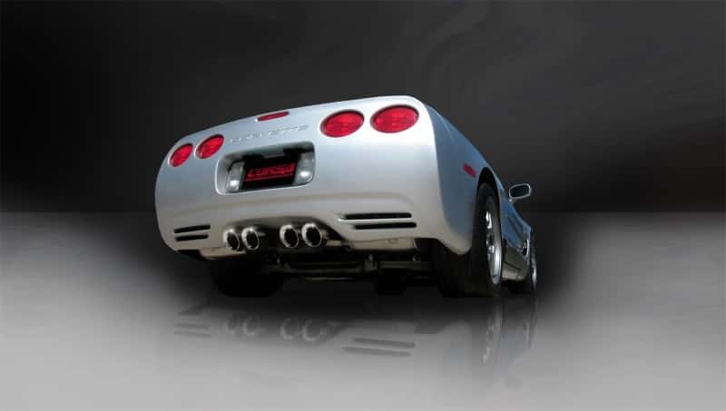 CORSA Performance — Corsa 1997-2004 Chevrolet Corvette C5 Z06 5.7L V8 Polished Sport Axle-Back Exhaust
Exhaust - view 5