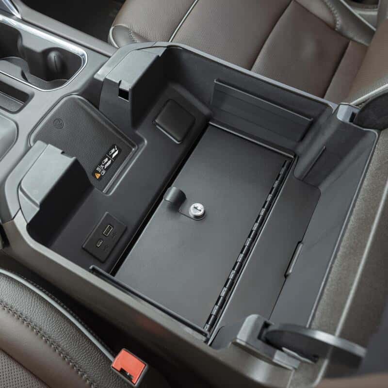 Tuffy Products — Tuffy Console Safe W/ Keyed Lock For Chevrolet Silverado W/ Wireless Charging Pad Console
Console Safe - view 6