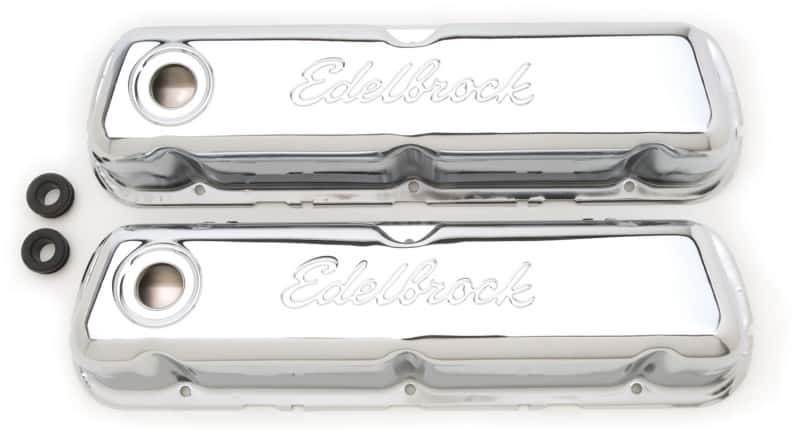 Edelbrock — Edelbrock Valve Cover Signature Series Ford 260-289-302-351W CI V8 Chrome
CHROME/PRO-FLO - view 1