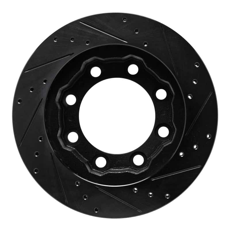 R1 Concepts — R1 77-93 Chevrolet V30 & V3500 Pickup Front Left Drilled & Slotted Black Brake Rotor
R1 Brake Rotor Drill - view 5