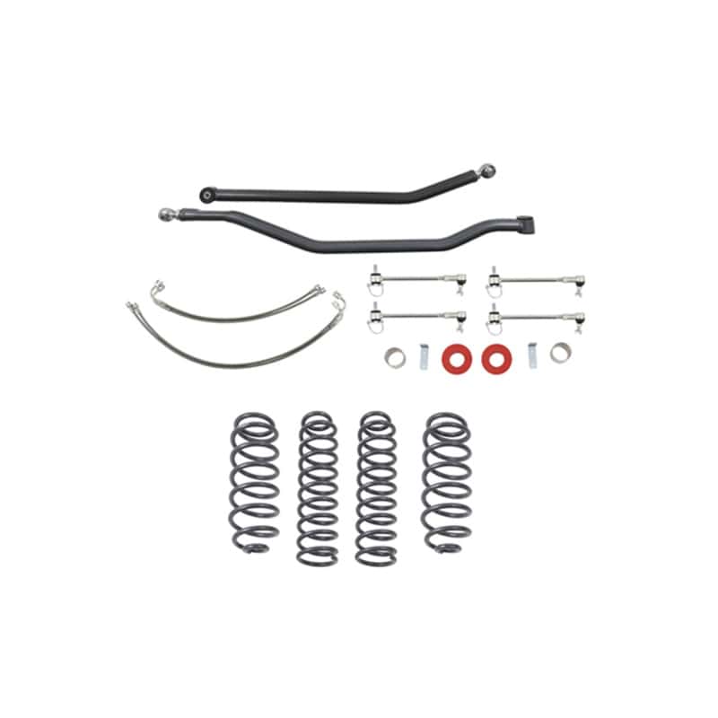 Belltech — Belltech 07-17 Wrangler Rubicon Unlimited JK 4dr 4in. Lift Lift Kit
LIFT KIT - view 6
