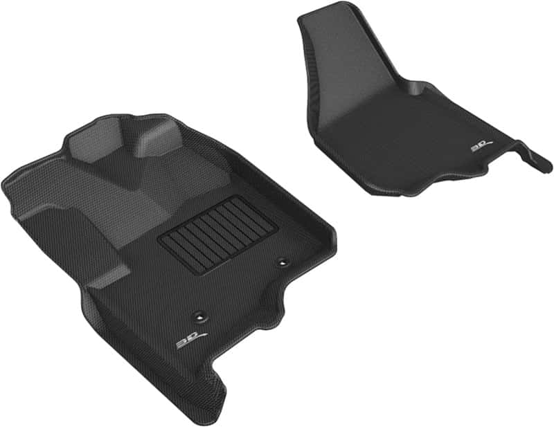 3D MAXpider — 3D MAXpider 12-16 Ford F-250 350 450 Bucket Seats No Floor Shift Kagu 1st Row Floormats - Black
Floor Mat Set - view 1
