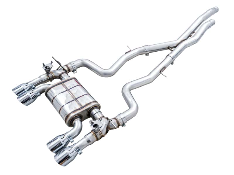 AWE Tuning — AWE Tuning BMW F8X M3/M4 SwitchPath Catback Exhaust - Chrome Silver Tips
SwitchPath™ Exhaust - view 1