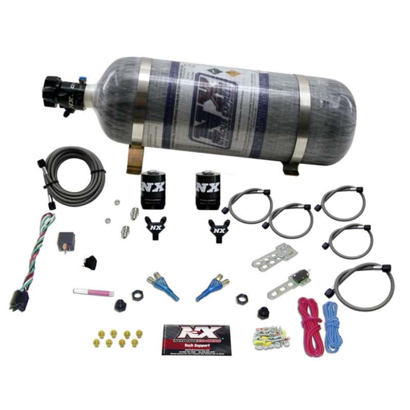 Nitrous Express — Nitrous Express Dodge EFI Full Race Dual Nozzle Nitrous Kit (100-300HP) w/Composite Bottle
Injection System Kit
N2OSys - view 1
