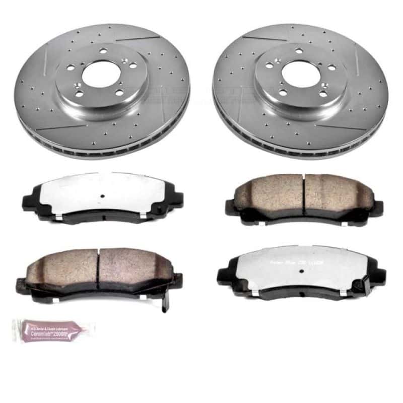 PowerStop — Power Stop 06-11 Honda Ridgeline Front Z36 Truck & Tow Brake Kit - view 1