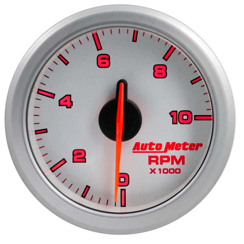 AutoMeter — Autometer Airdrive 2-1/6in Tachometer Gauge 0-10K RMP - Silver
GA 2" 10KRPM ARDRV S - view 13