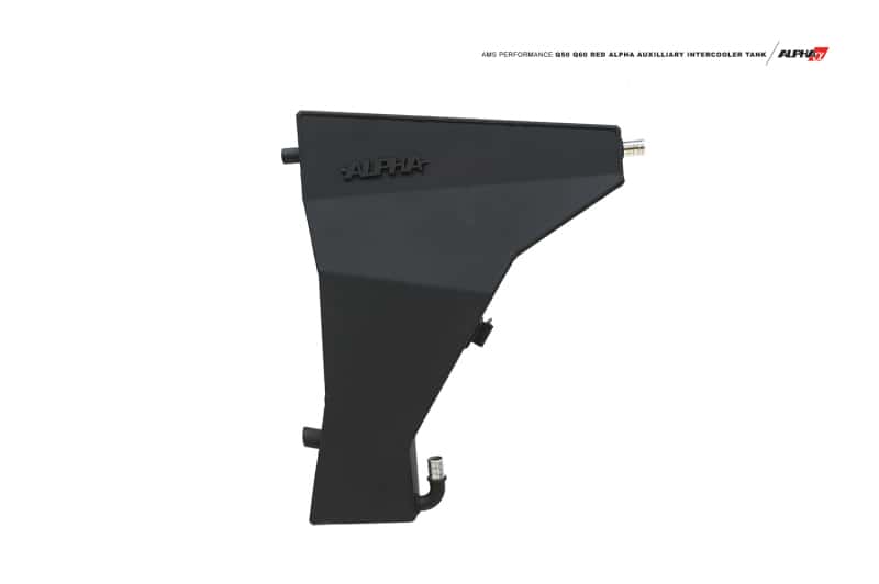 AMS — AMS Performance 2016+ INFINITI Q50 VR30 Alpha Auxiliary Intercooler Tank
Intercooler Tank - view 1