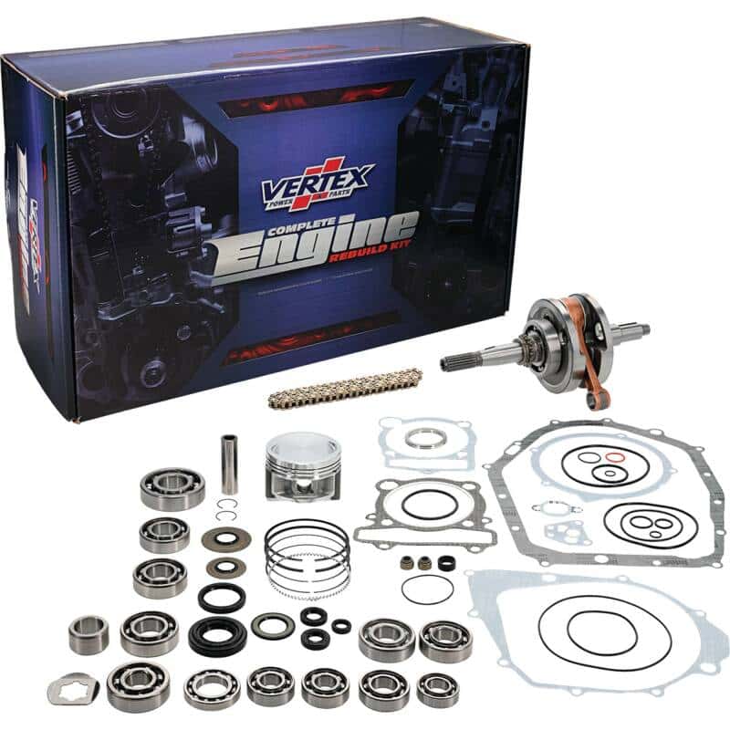 Vertex Pistons — Vertex Pistons 04-13 YFM 350 Raptor/87-04 YFM 350 X Warrior Complete Engine Rebuild Kit - view 2