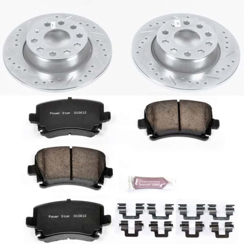 PowerStop — Power Stop 2013 Audi A3 Quattro Rear Z23 Evolution Sport Brake Kit - view 1