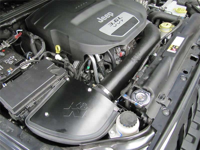K&N Engineering — K&N 12-13 Jeep Wrangler 3.6L-V6 AirCharger Perf Intake Kit
Performance Air Inta
Air Intake System - view 3