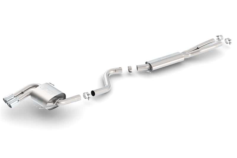 Borla — Borla 08-12 BMW 328i Sdm E90 2.0L RWD Dual Left Rear Exit Touring Cat-Back Exhaust
Cat-Back System
ExhstSysKt - view 2