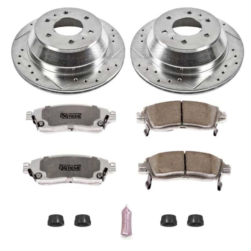 PowerStop — Power Stop 04-07 Buick Rainier Rear Z26 Street Warrior Brake Kit - view 1