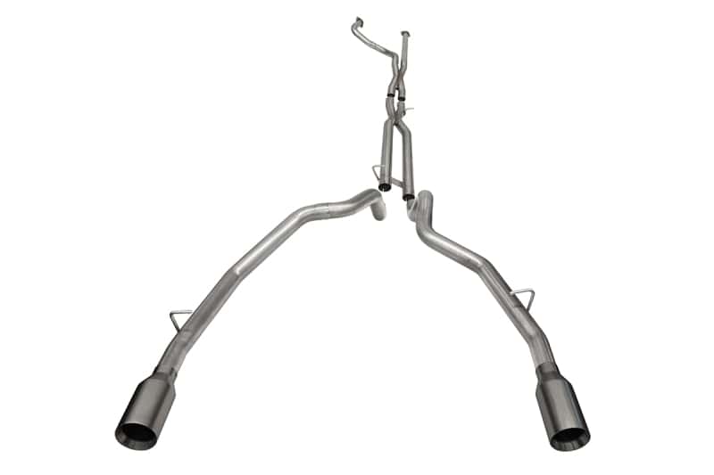 CORSA Performance — Corsa 2021-2024 Dodge Ram TRX Crew Cab Baja Catback Exhaust Dual Rear Gunmetal Tip
Exhaust - view 3