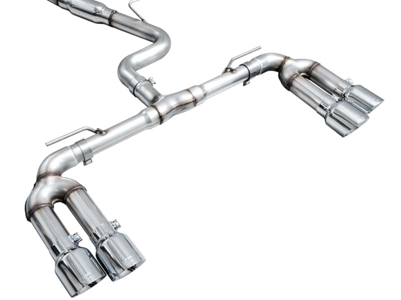 AWE Tuning — AWE 22-24 Audi 8Y S3 Track Edition Exhaust  - Chrome Silver Tips
Track Catback - view 7