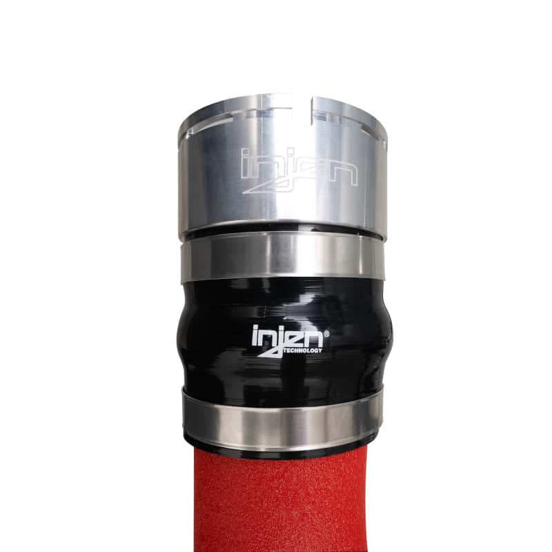 Injen — Injen 21-23 Ford Bronco 2.7L V6 (TT) EcoBoost SES Intercooler Pipes - Wrinkle Red - view 7