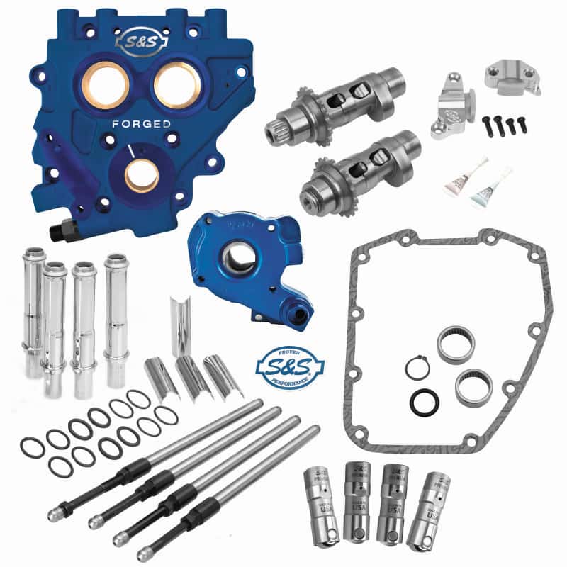 S&S Cycle — S&S Cycle 07-17 BT/2006 Dyna 551CE Easy Start Chain Drive Cam Chest Kit - view 2