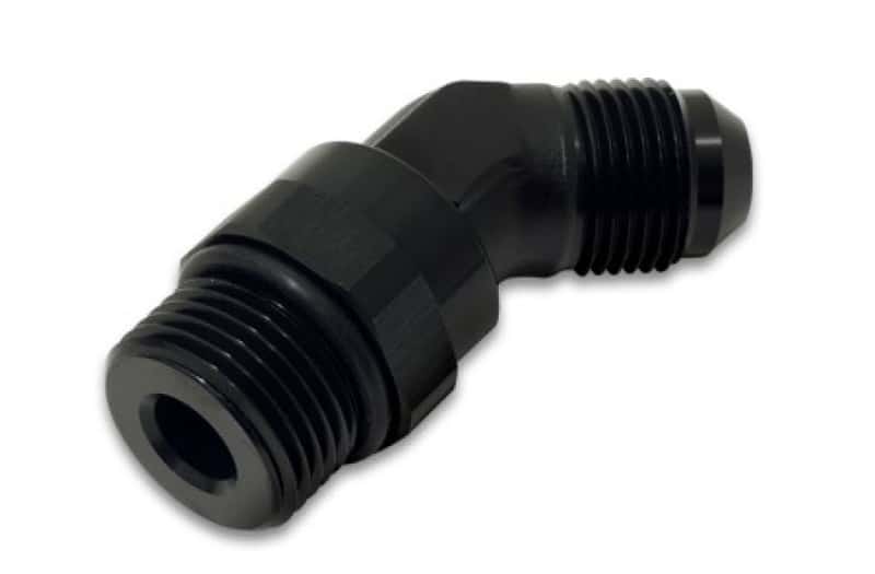 Vibrant — Vibrant -10AN Male to Male -8AN Straight Cut 45 Degree Adapter Fitting - Anodized Black
-10AN-8ORBMLSwvl45Dg - view 3