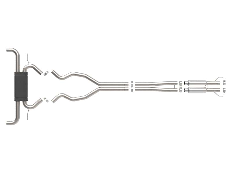 aFe — aFe Vulcan Series 2 1/2in 304 SS Cat-Back 19-20 Ford Edge ST V6 2.7L(tt)
Cat-Back Exhaust - view 3