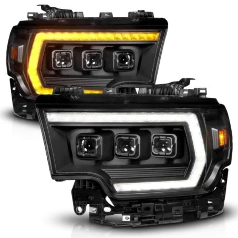 ANZO — ANZO 19-24 RAM 2500/3500 Z-Series Full LED Proj Headlights DRL/Init/SeqSig - Driver Side ONLY - view 6