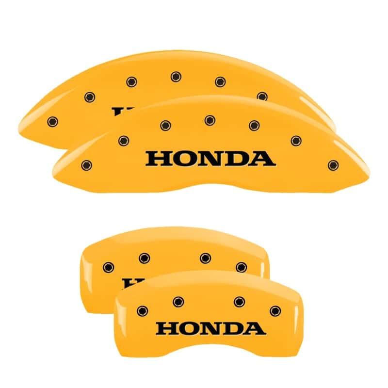 MGP — MGP 4 Caliper Covers Engraved Front & Rear Honda Yellow finish black ch
Caliper Covers - view 1