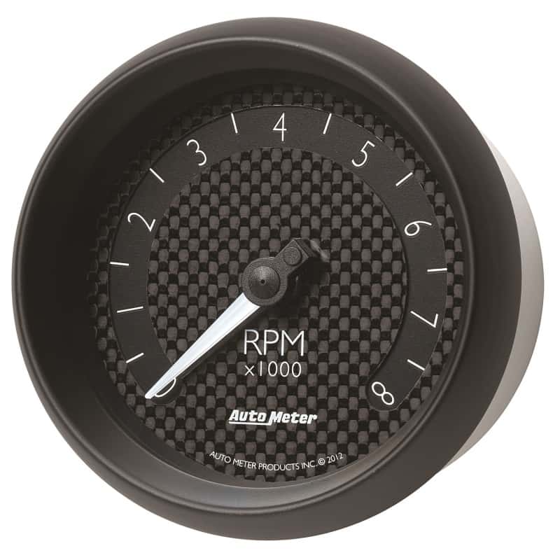 AutoMeter — Autometer GT Series 3-3/8in In Dash 8K RPM Tachometer
3-3/8" TACH, 8,000 R - view 8
