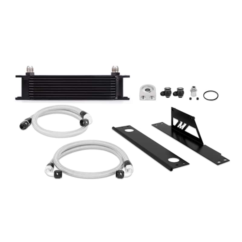 Mishimoto — Mishimoto 01-05 Subaru WRX/STi Oil Cooler Kit - Black - view 2