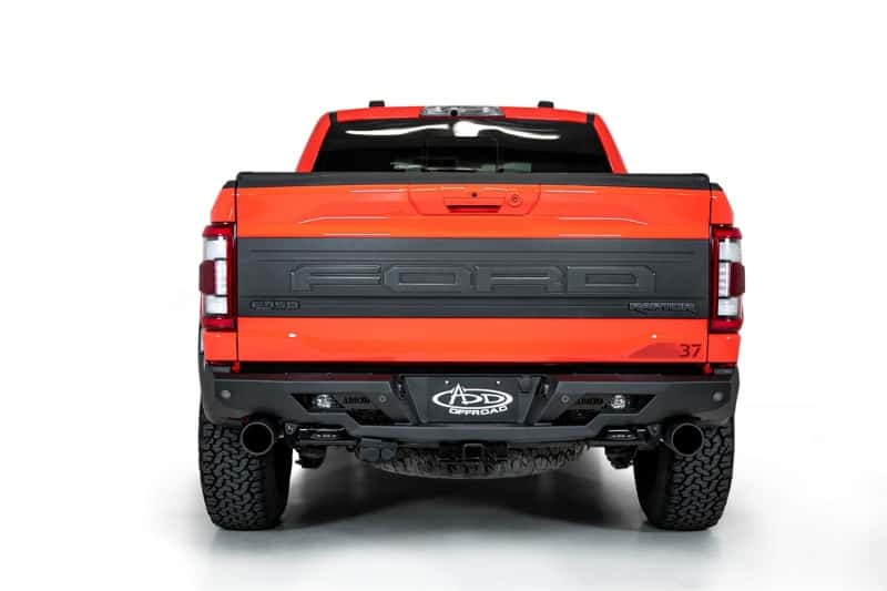 Addictive Desert Designs — Addictive Desert Designs 2022+ Ford Raptor Stealth Fighter R Bumper w/ 2 Cube Lights - Hammer Black
Bumper- Rear
Bumpers - view 8