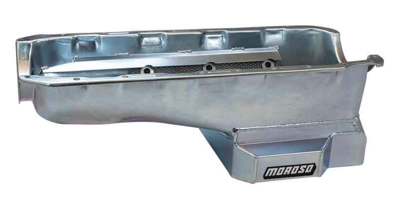 Moroso — Moroso Chevrolet Big Block Mark IV Kicked Out Wet Sump 6qt 8in Steel Oil Pan - view 3