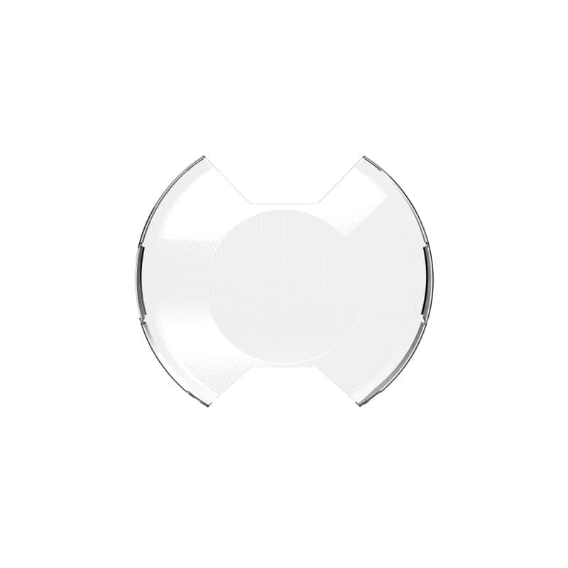 KC HiLiTES — KC HiLiTES SlimLite 8in. LED Light Shield SAE Driving (Shield Only) - Clear - view 1