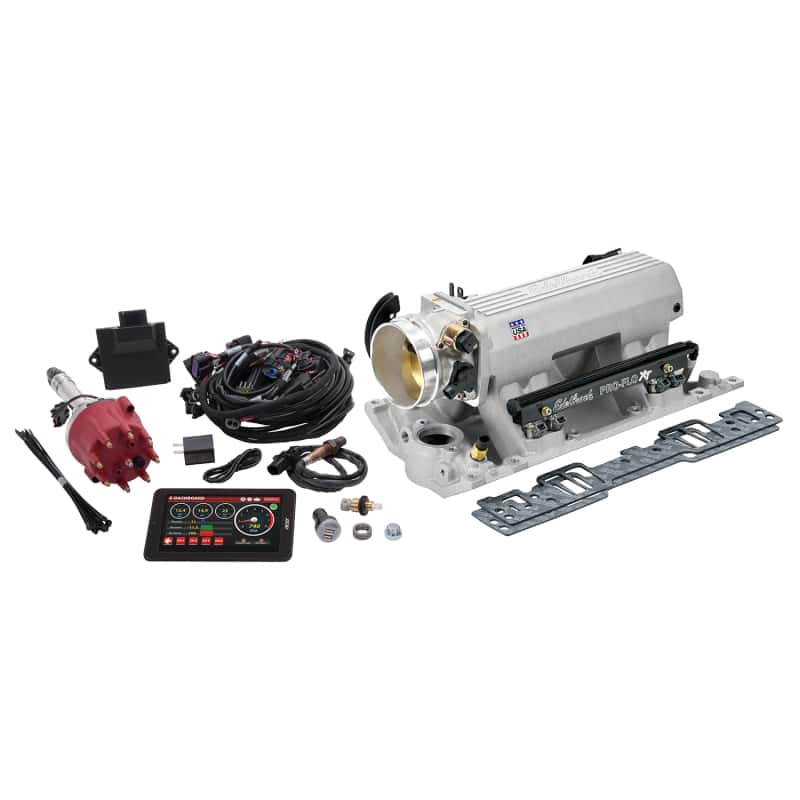Edelbrock — Edelbrock Pro Flo 4 XT EFI System Seq Port SBC Vortec/E-Tec 550 Max HP 29lb/hr Satin Finish
FUEL INJECTION - view 2