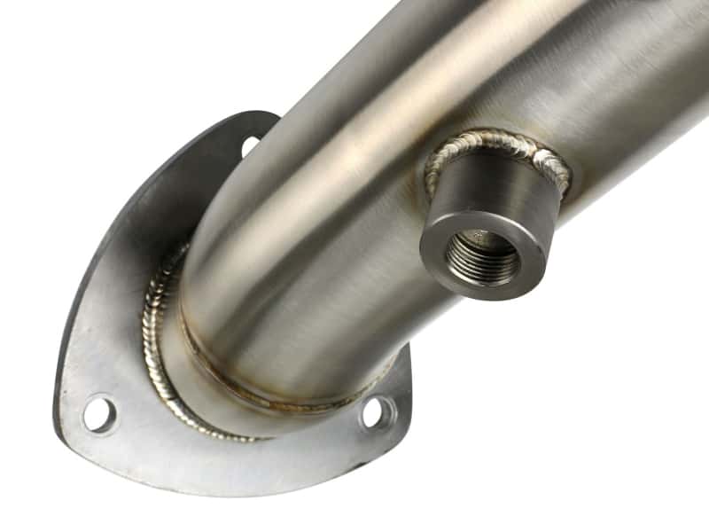 aFe — aFe MACH Force-Xp Downpipe GM Diesel Trucks 15-16 V8-6.6L (td) LML
Stainless Downpipe - view 3