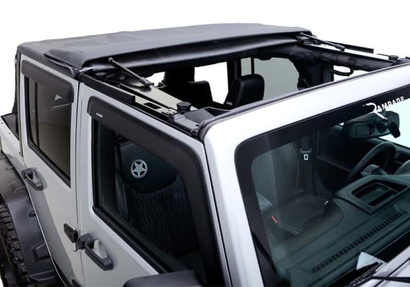 Rampage — Rampage 2007-2018 Jeep Wrangler(JK) Unlimited Trailview Fastback - Black Diamond
Trlvw Frmls Soft Top
Top-Soft - view 2