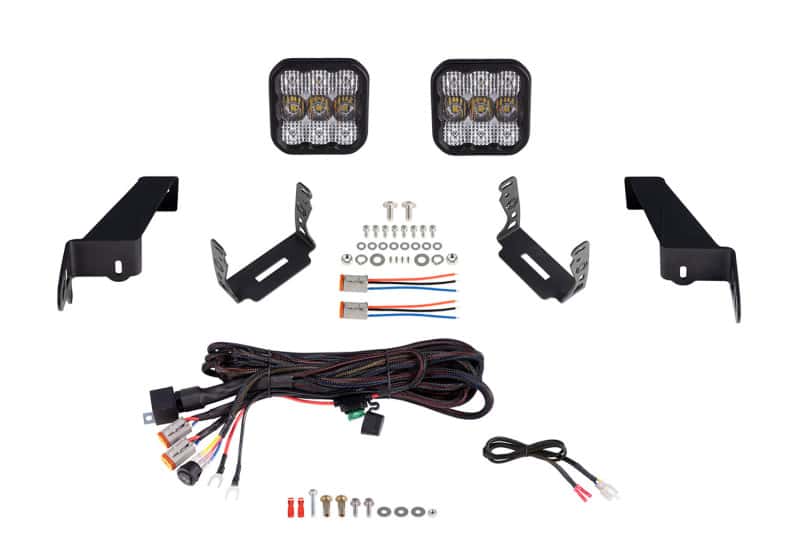 Diode Dynamics — Diode Dynamics Jeep JL SS5 CrossLink Bumper Lightbar Kit Sport Combo - view 1