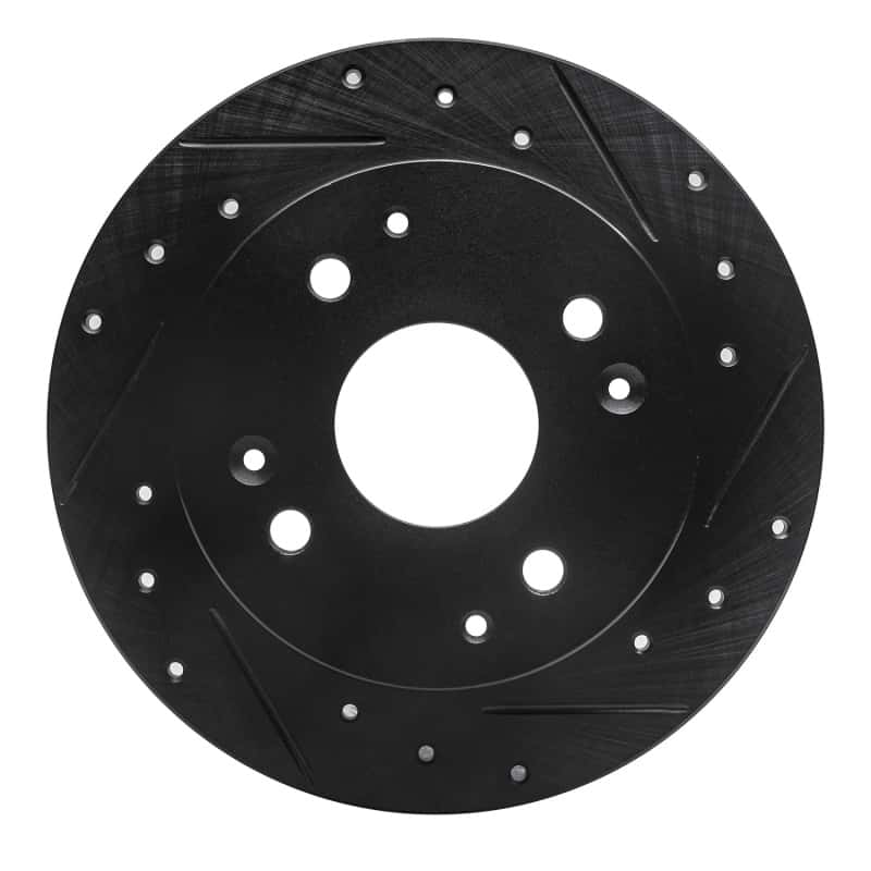 R1 Concepts — R1 92-97 Acura CL Rear Right Drilled & Slotted Black Brake Rotor
R1 Brake Rotor Drill - view 1