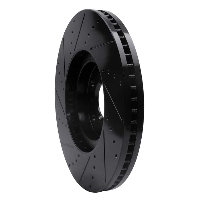 R1 Concepts — R1 07-15 Infiniti G35 Front Right Drilled & Slotted Black Brake Rotor
R1 Brake Rotor Drill - view 4
