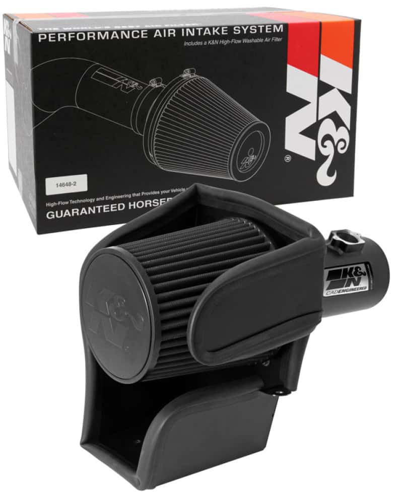 K&N Engineering — K&N 08-10 Ford F250/F350/F450/F550 Super Duty 6.4L V8 DSL Black Performance Intake Kit
Performance Air Inta
Air Intake System - view 12