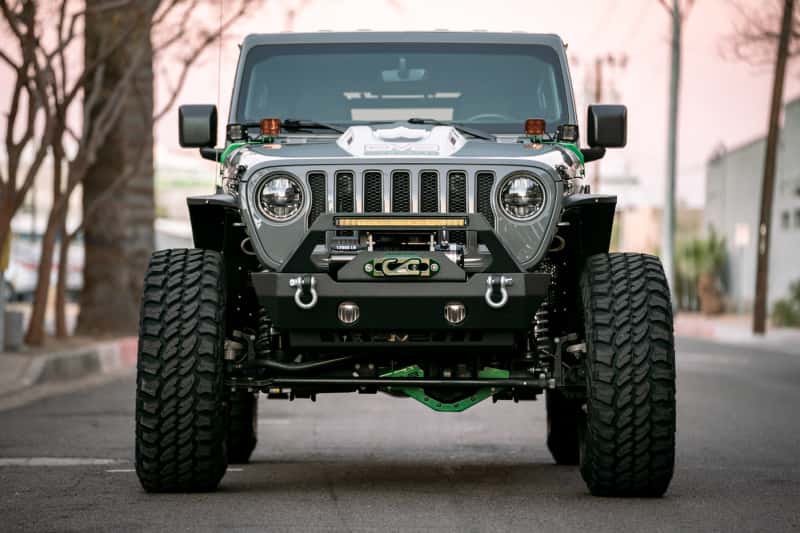 DV8 Offroad — DV8 Offroad 18+ Jeep JL Heat Dispersion Hood - Primer Black
Hood - view 28
