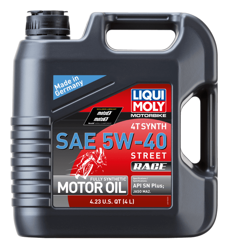 LIQUI MOLY — LIQUI MOLY 4L Motorbike 4T Synth 5W40 Street Race - view 1