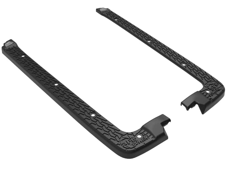 aFe — aFe 18-22 Jeep Wrangler JL (4-Door Models w/ 3-Piece Hard-Top Only) Terra Guard Tub Rail Covers
Tub Rail Covers - view 1