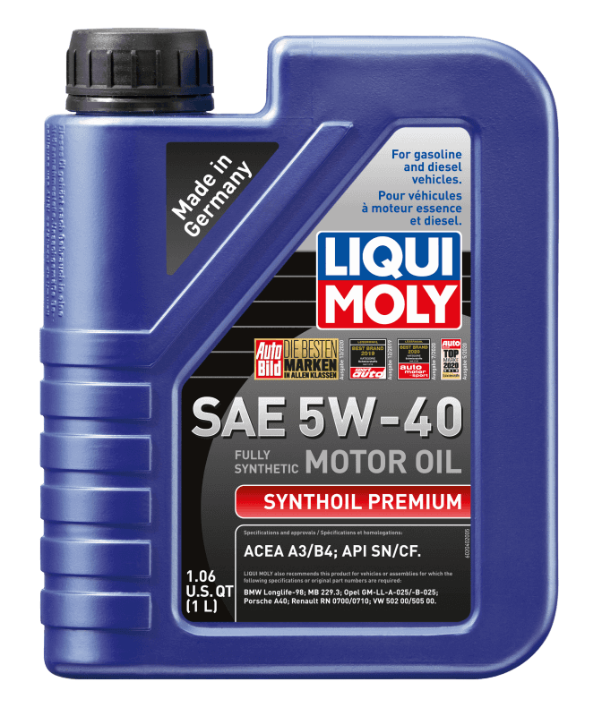 LIQUI MOLY — LIQUI MOLY 1L Synthoil Premium Motor Oil SAE 5W40 - view 2