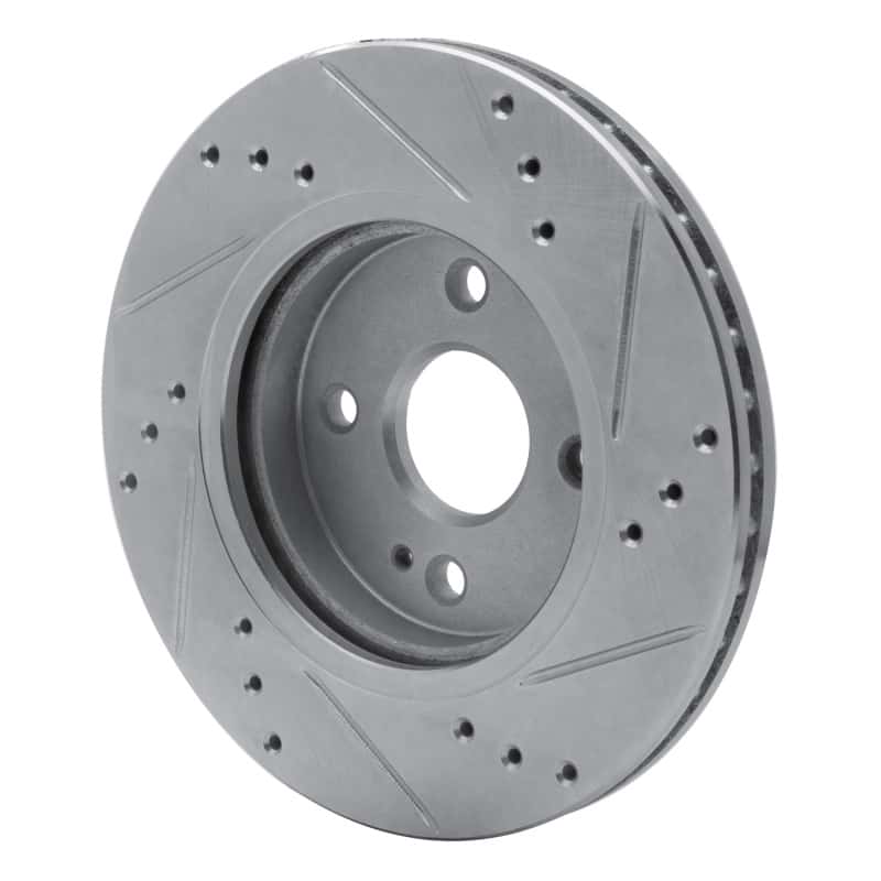 R1 Concepts — R1 11-15 Mazda 2 (Mexico) Front Left Drilled & Slotted Silver Brake Rotor
R1 Brake Rotor Drill - view 4