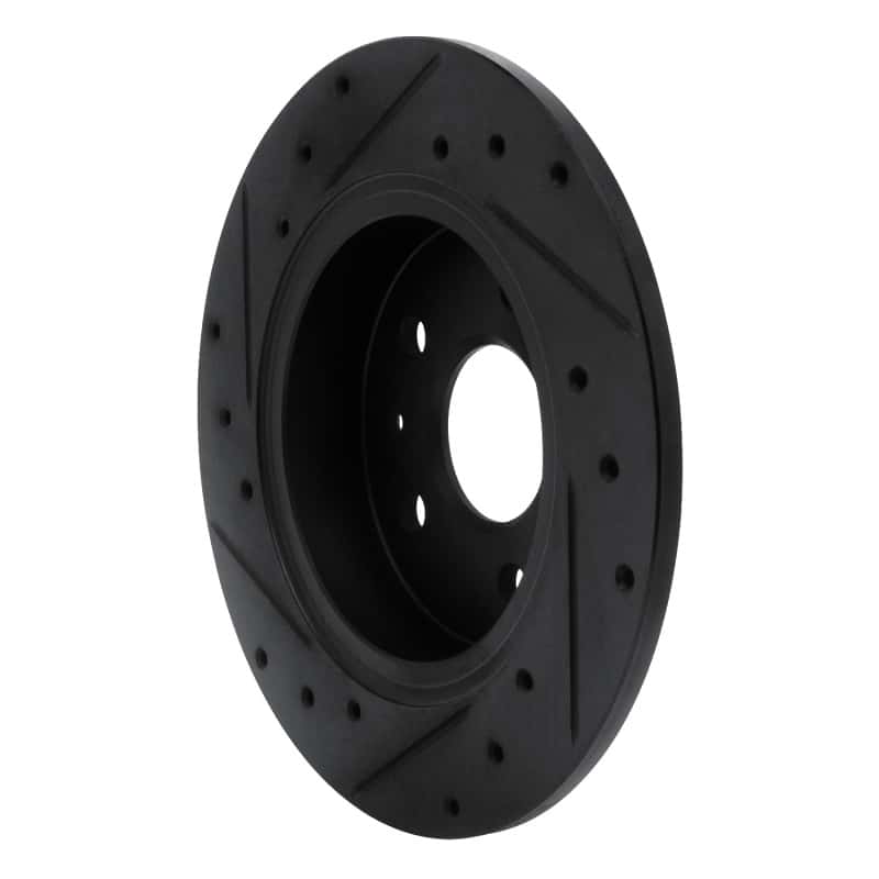 R1 Concepts — R1 16-23 Chevrolet Cruze Rear Right Drilled & Slotted Black Brake Rotor
R1 Brake Rotor Drill - view 4
