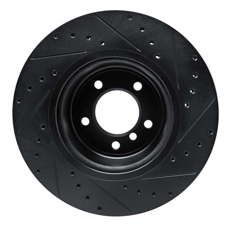 R1 Concepts — R1 09-16 BMW Z4 Front Left Drilled & Slotted Black Brake Rotor
R1 Brake Rotor Drill - view 5