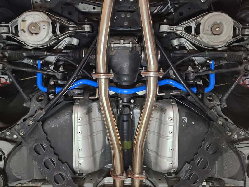 aFe — aFe 09-20 Nissan 370Z 09-20 V6-3.7L Control Rear Sway Bar - Blue
Rear Sway Bar - view 4
