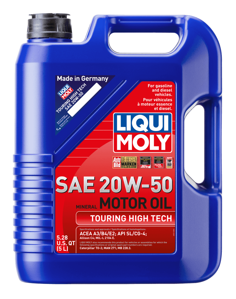 LIQUI MOLY — LIQUI MOLY 5L Touring High Tech Motor Oil SAE 20W50 - view 1